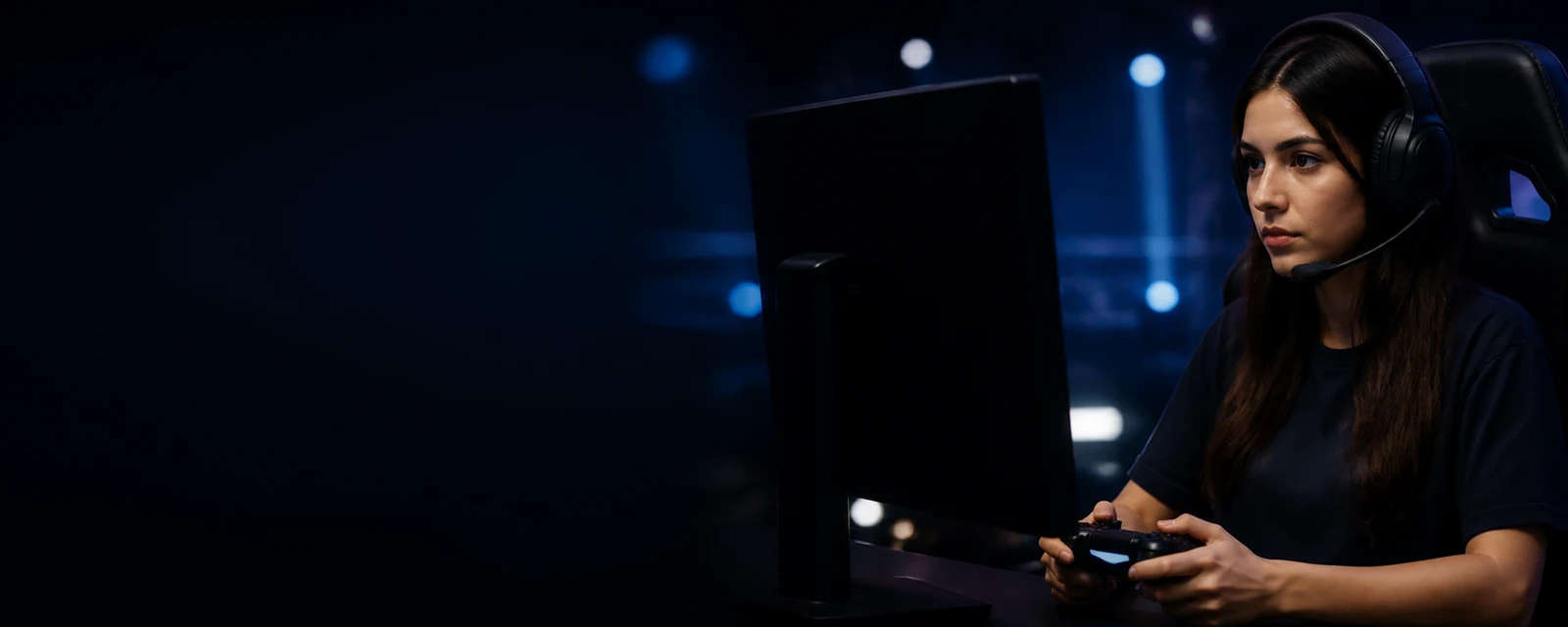 Jugador argentino de esports en una arena