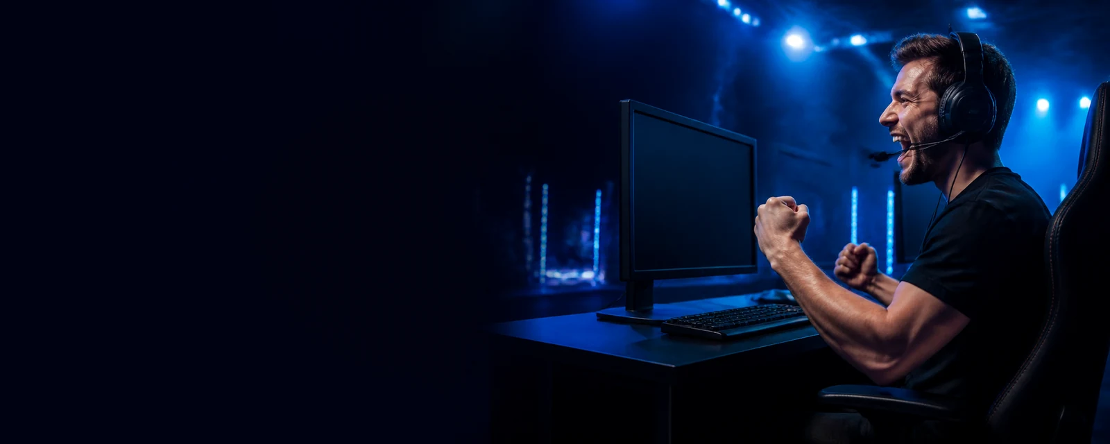 Jugador argentino de esports en un torneo